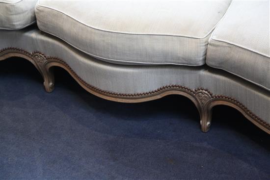 A Linley French style three seater settee,